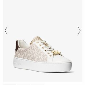 Michael Kors Poppy Color Block Logo Sneakers